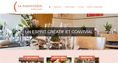 Desktop Screenshot of la-parenthese.ch